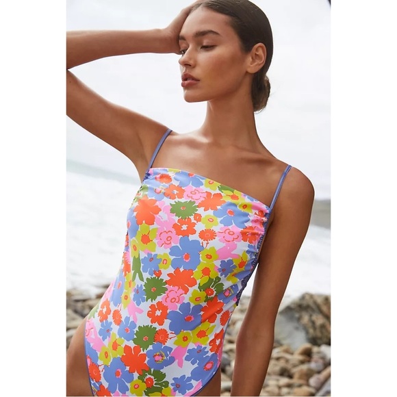 MAAJI Anthropologie - Billie Metallic One Piece Swimsuit - M - Picture 10 of 16